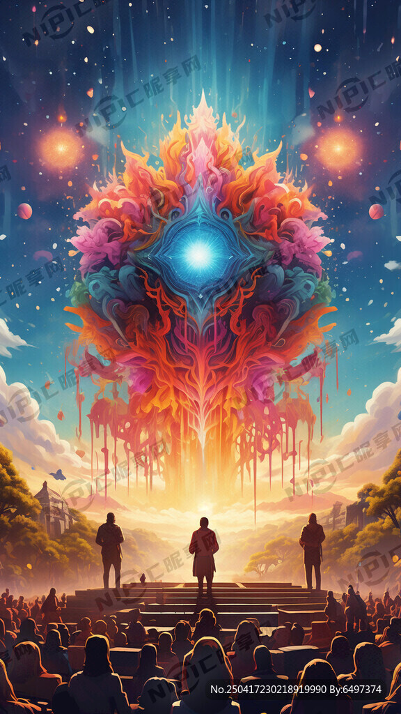 做知识分享的背景  颜色靓丽