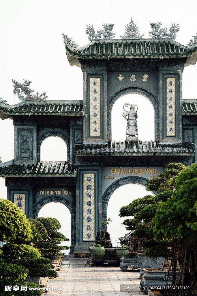中式古典牌坊景观