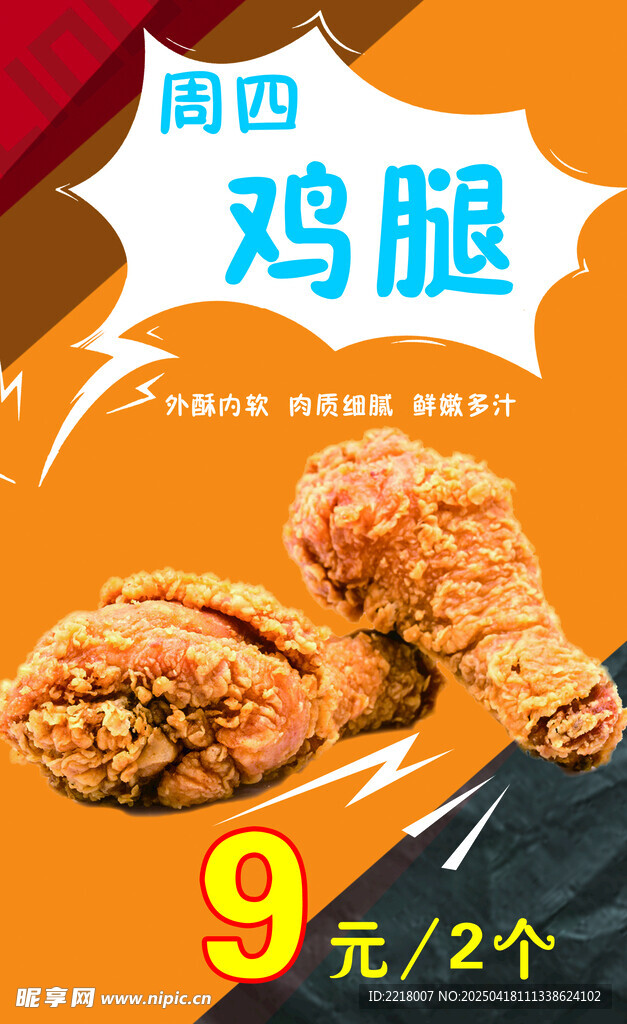 鸡腿海报