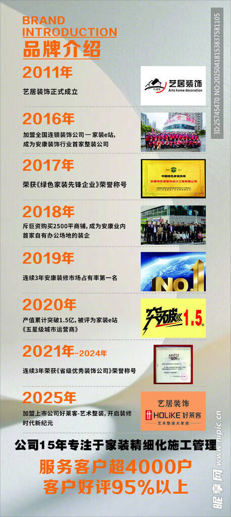 简介展架