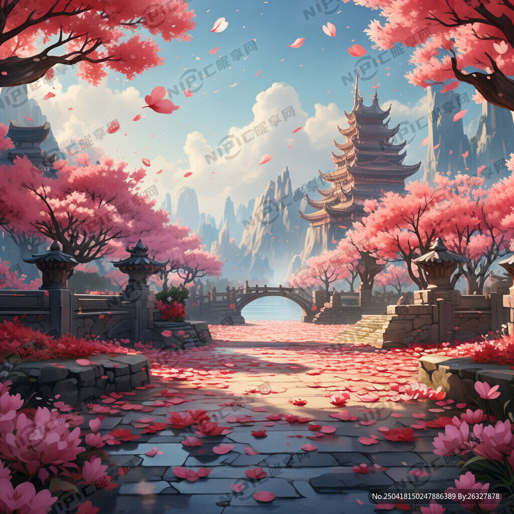 游戏梦幻唯美新中式风景 超高清