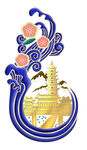 酿酒图 杏花 塔 背景底纹