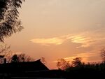 夕阳下的中式建筑美景