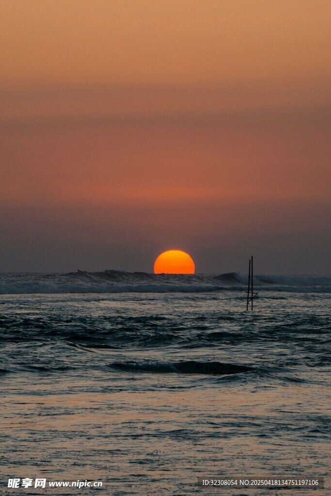 海上日落美景