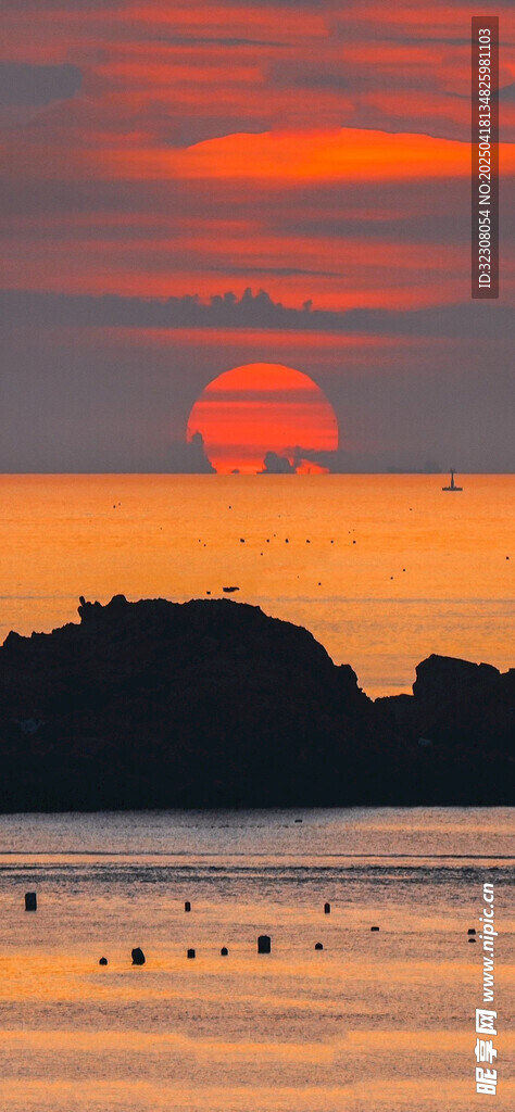 海边日落美景