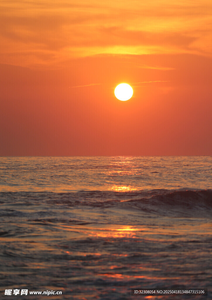 海上落日美景
