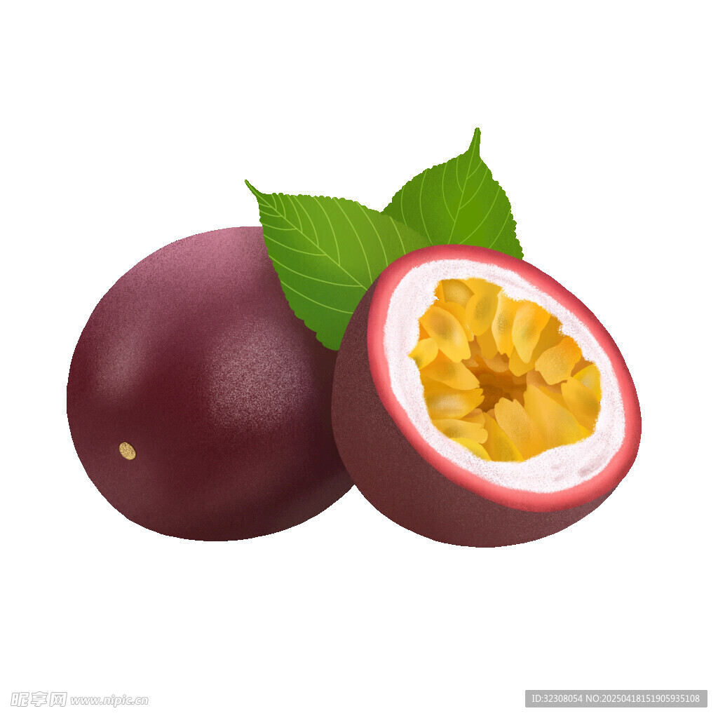 新鲜百香果 果肉饱满诱人