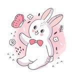 可爱兔子插画