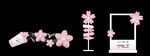 樱花打卡相框