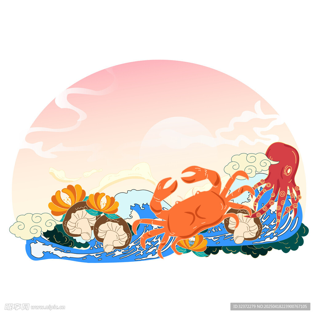 海洋生物欢乐畅游画面
