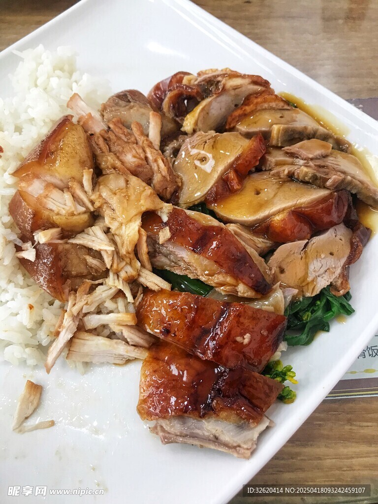 烧鸭饭套餐