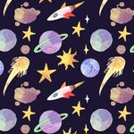 梦幻宇宙星空图案设计
