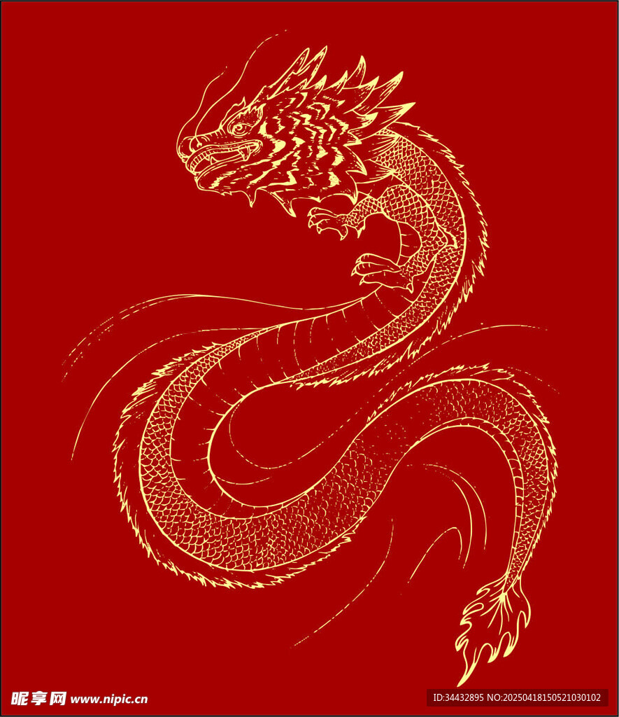 矢量图龙