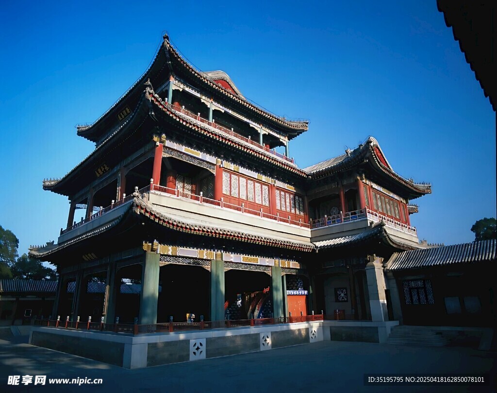 中式古建筑楼阁美景
