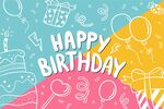 生日快乐主题海报