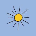 简约太阳图标设计元素