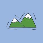 两座青山插画