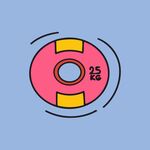 粉色带数字25的圆形图标
