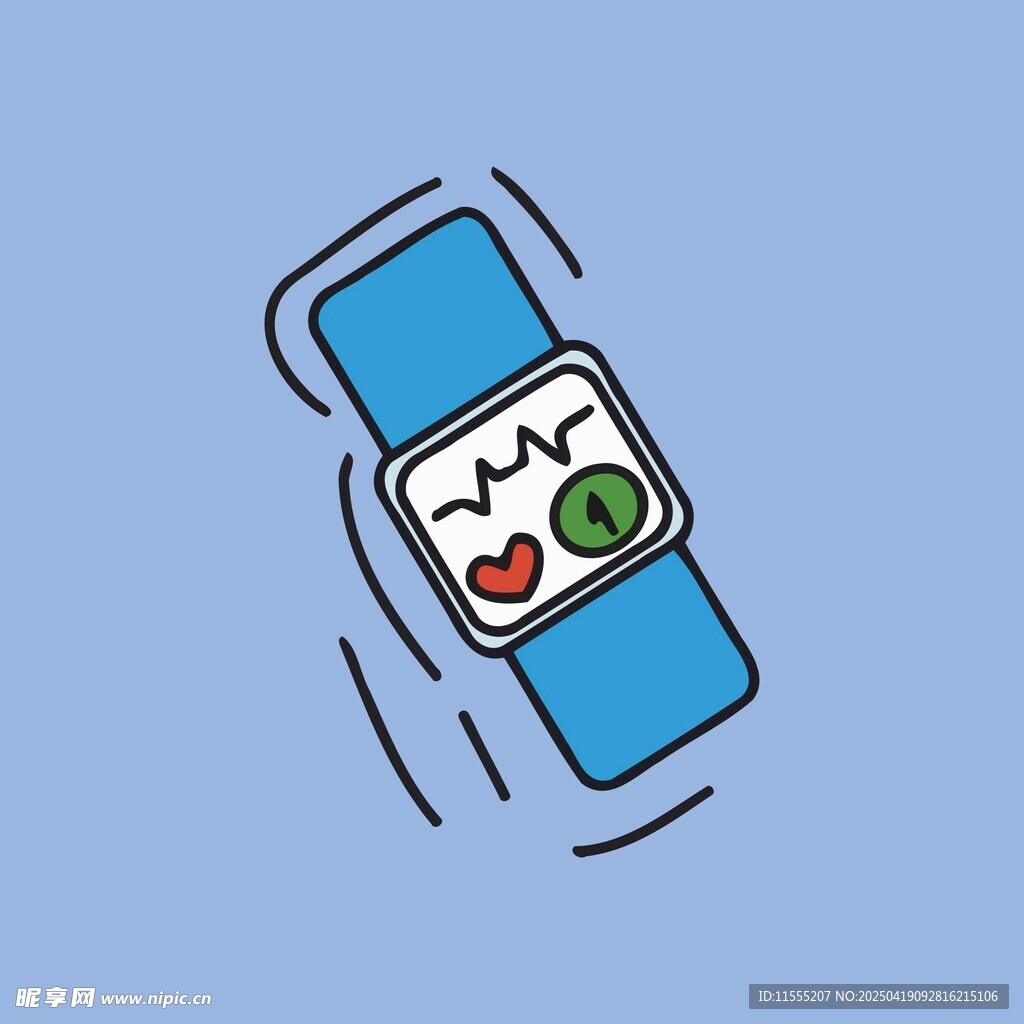 卡通智能手表动态图