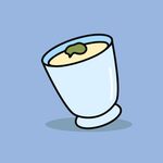 卡通风格的一杯饮品