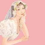 梦幻新娘造型 唯美婚纱照风