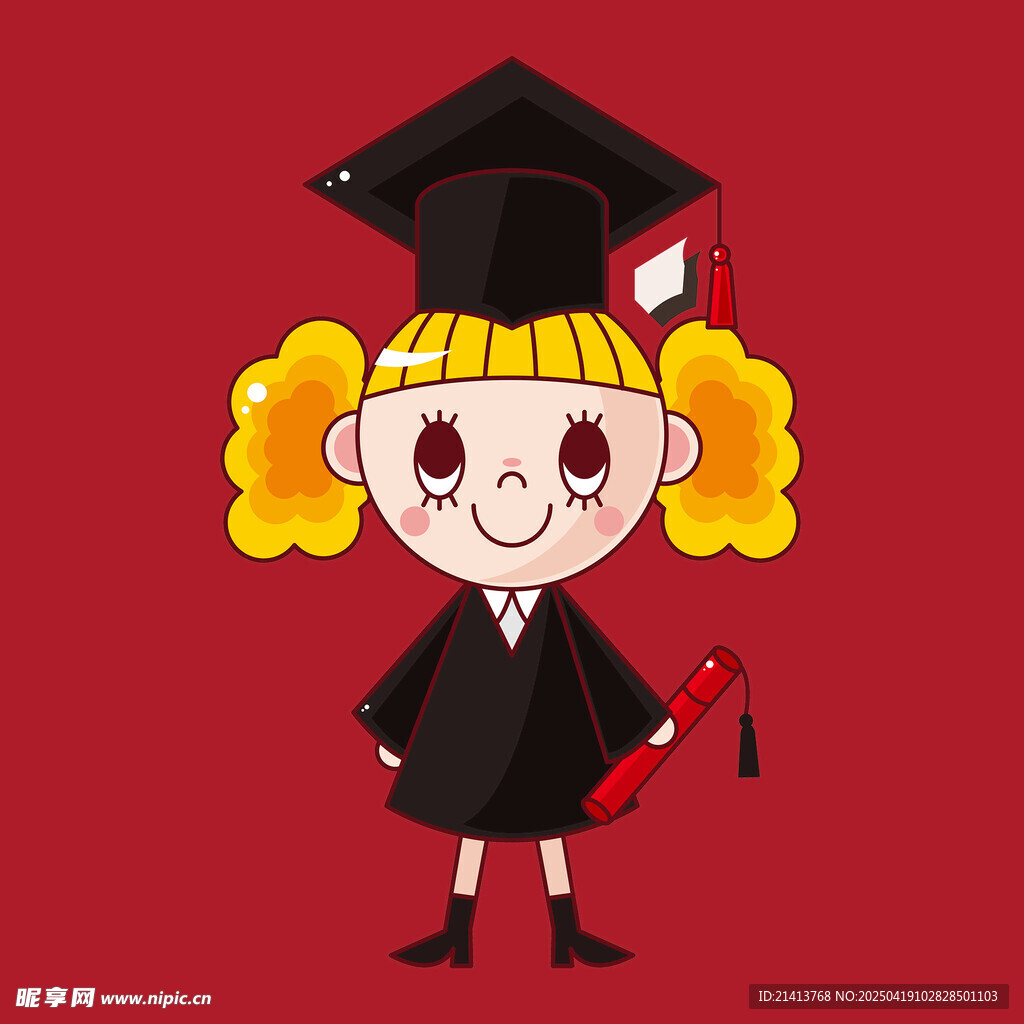 毕业女孩形象