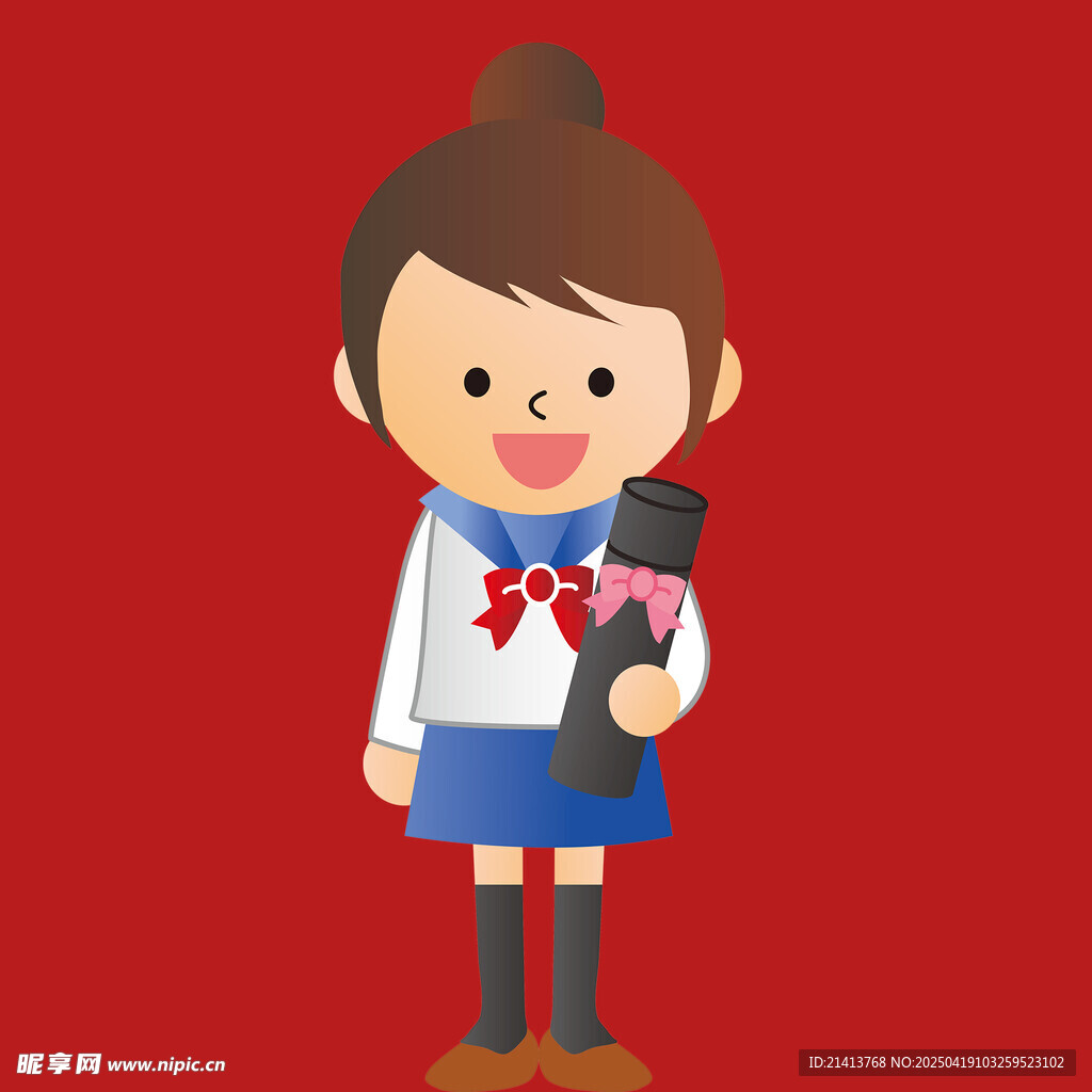 手持相机的可爱女学生