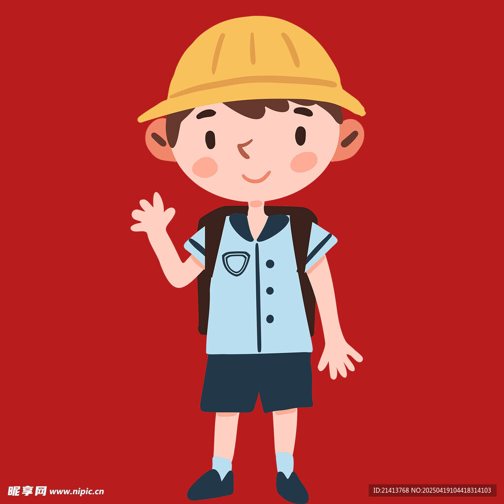 戴安全帽的可爱小男孩