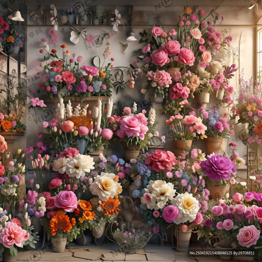 花店背景墙