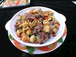 美味炒肉块