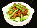 青椒炒肉美味菜肴