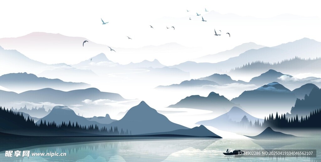 水墨山水
