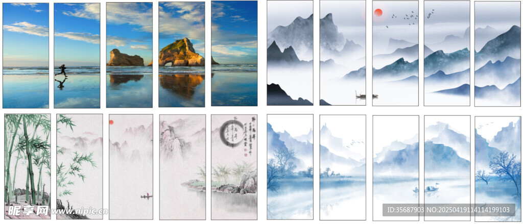 多样风景绘画作品展示