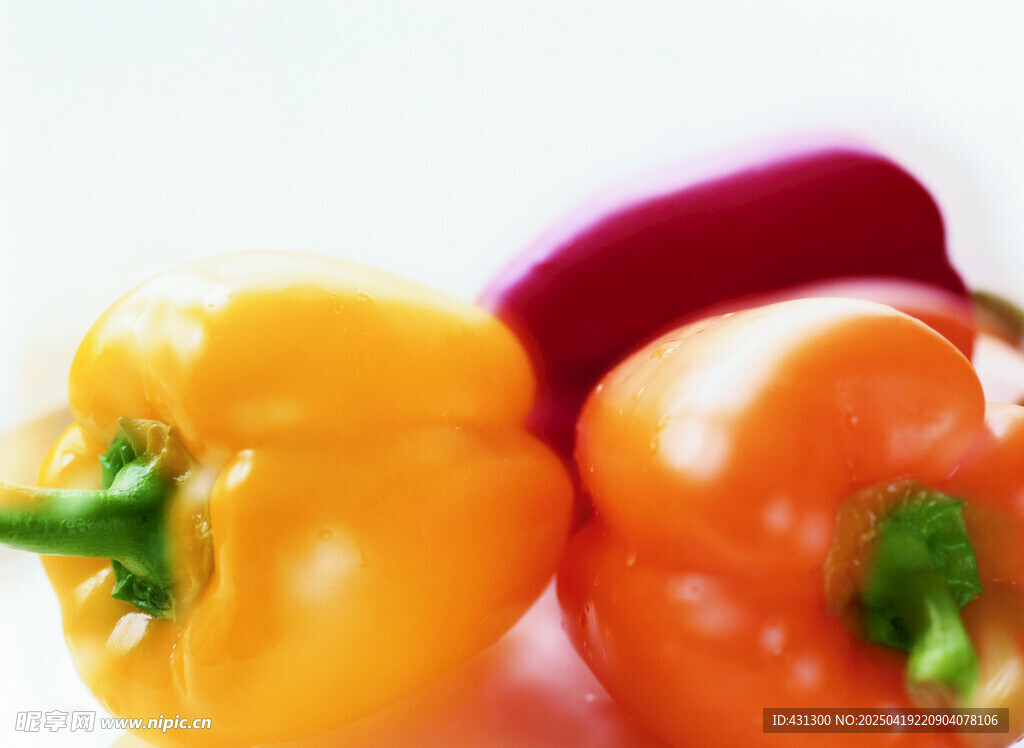 多彩甜椒特写