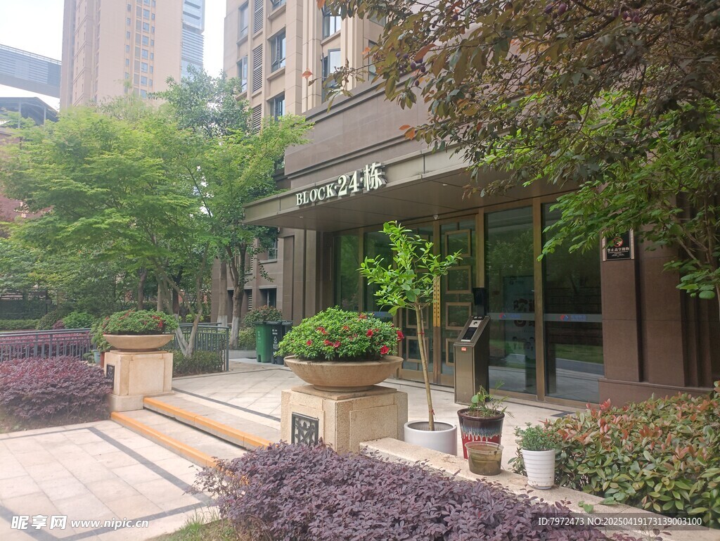 现代都市精致建筑景观