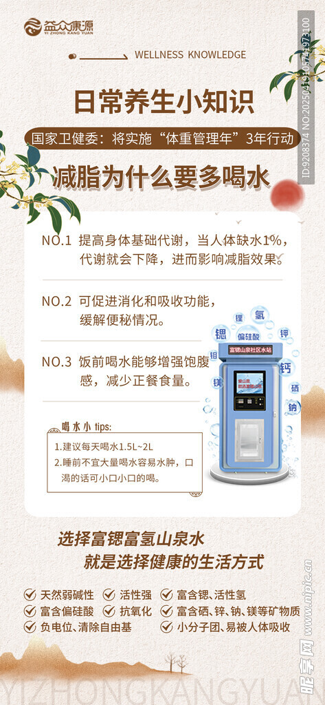 养生知识海报