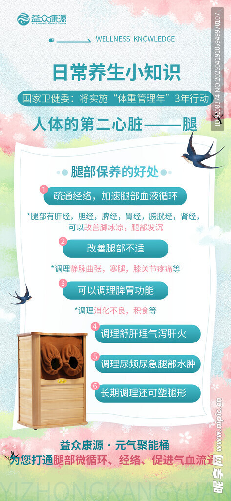 养生知识海报