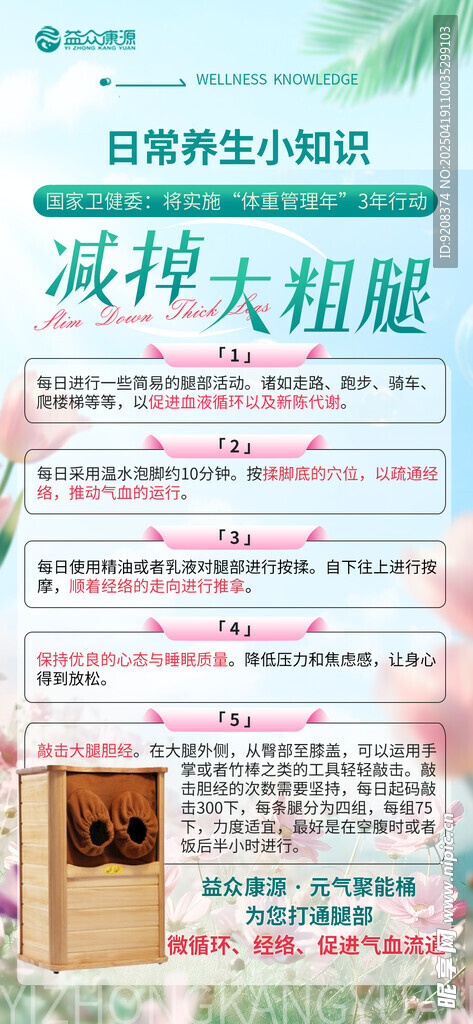 养生知识海报