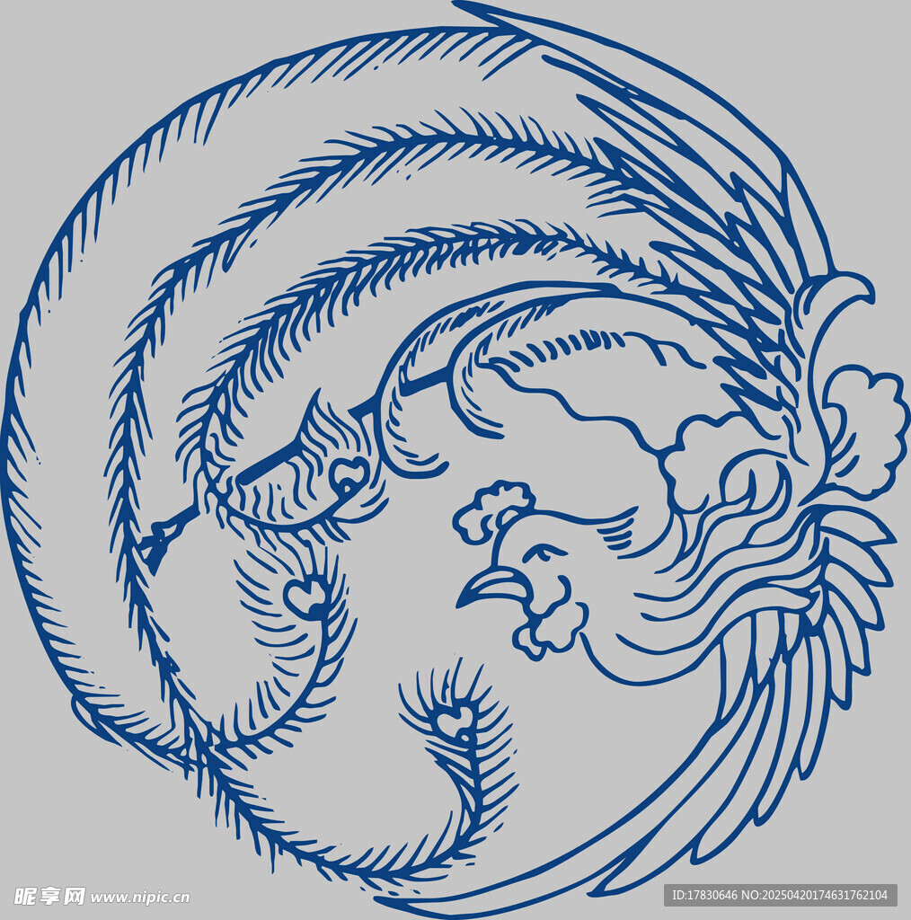 传统龙纹图案设计