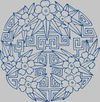中式传统几何花纹图案