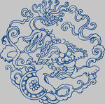 传统中式龙纹图案设计