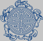 中式传统回纹装饰图案