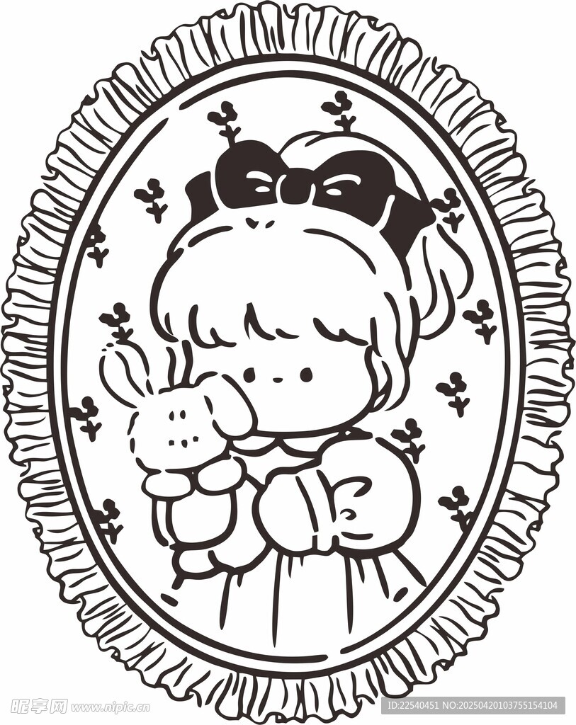 可爱小女孩