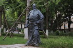 汉阳龟山公园关羽雕塑