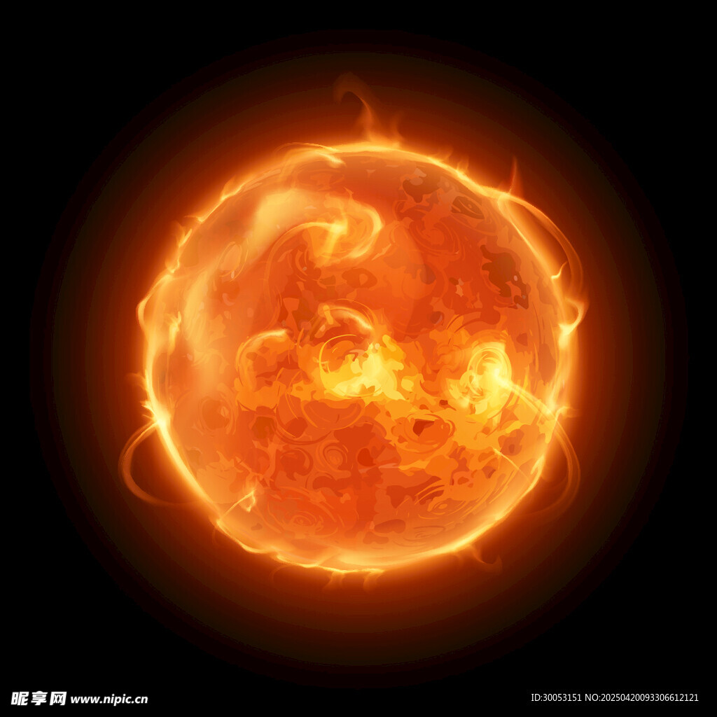 炽热太阳 火焰环绕的星球