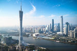 广州城市天际线壮丽景观
