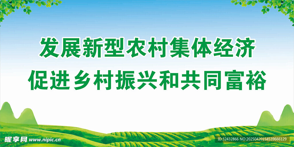 发展新型农村集体经济