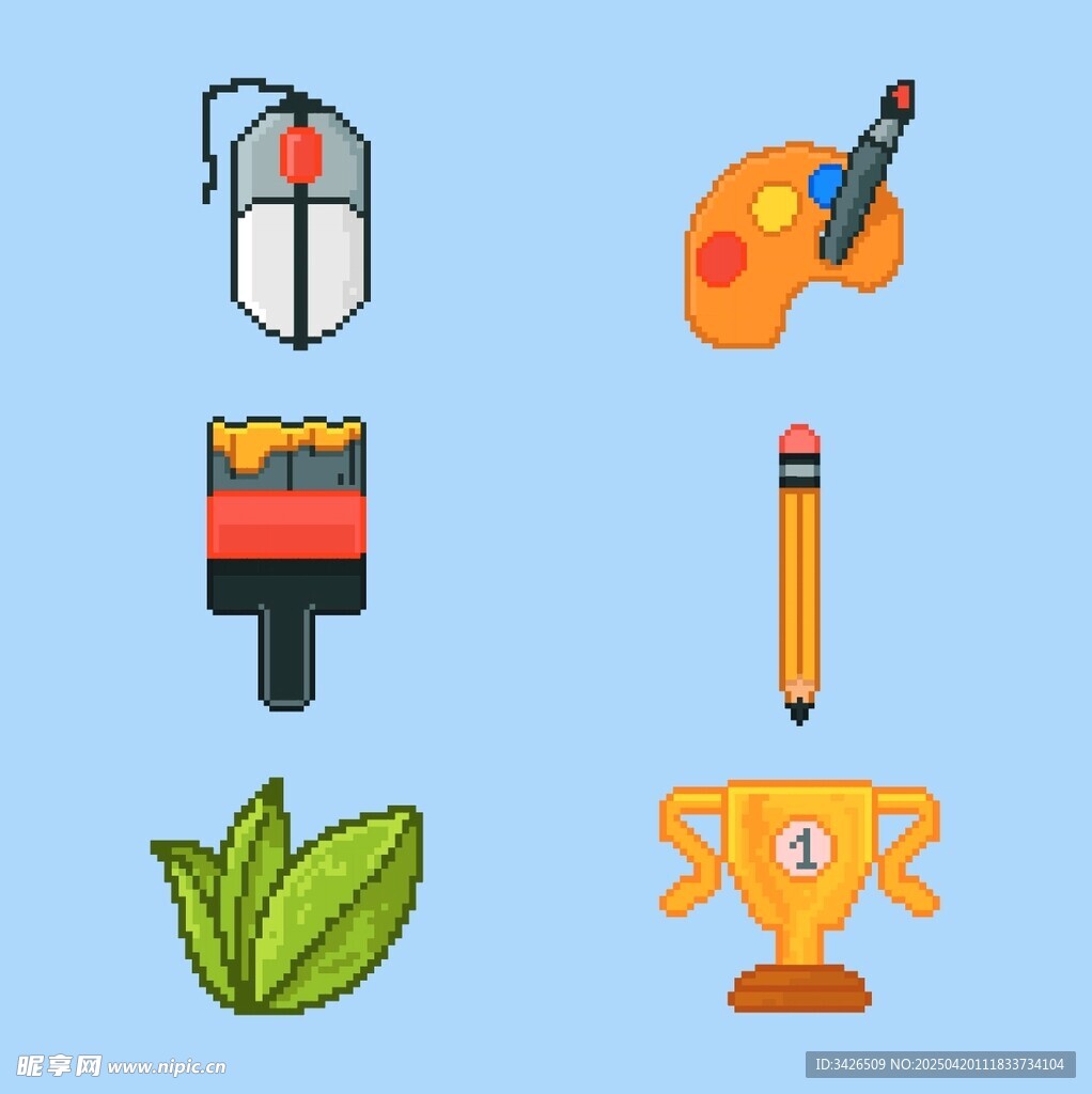 创意工具与奖励图标集合