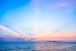 海边绚丽晚霞美景