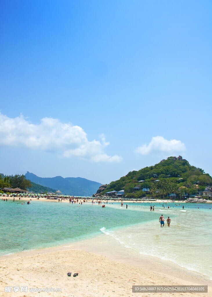 美丽海滨沙滩迷人风光